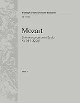 Wolfgang Amadeus Mozart Notenblätter Sinfonia concertante Es-Dur KV364