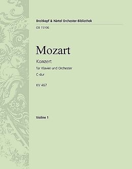 Wolfgang Amadeus Mozart Notenblätter Konzert C-Dur Nr.21 KV467