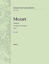 Wolfgang Amadeus Mozart Notenblätter Konzert G-Dur KV453