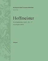 Franz Anton Hoffmeister Notenblätter Konzert D-Dur Nr.1