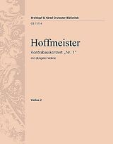 Franz Anton Hoffmeister Notenblätter Konzert D-Dur Nr.1