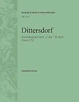 Karl Ditters von Dittersdorf Notenblätter Konzert Krebs172 (Fassungen in E-Dur und D-Dur)