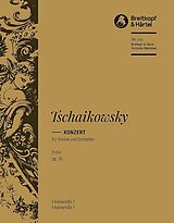 Peter Iljitsch Tschaikowsky Notenblätter Konzert D-Dur op.35