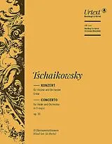 Peter Iljitsch Tschaikowsky Notenblätter Konzert D-Dur op.35