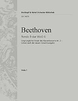 Ludwig van Beethoven Notenblätter Rondo B-Dur WoO6
