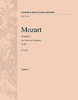 Wolfgang Amadeus Mozart Notenblätter Konzert Es-Dur Nr.3 KV447