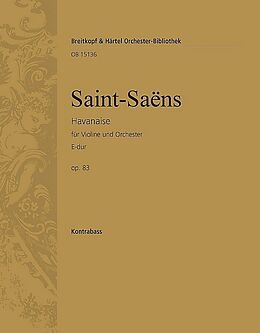 Camille Saint-Saens Notenblätter Havanaise E-Dur op.83