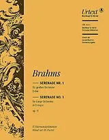 Johannes Brahms Notenblätter Serenade D-Dur Nr.1 op.11