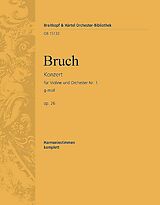 Max Bruch Notenblätter Konzert g-Moll Nr.1 op.26