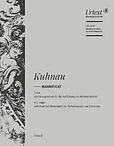 Johann Kuhnau Notenblätter Magnificat C-Dur (mit Einlagesätzen für die Aufführung zur Weihnachtsz
