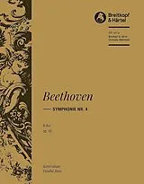 Ludwig van Beethoven Notenblätter Sinfonie B-Dur Nr.4 op.60