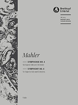 Gustav Mahler Notenblätter Symphonie Nr.4