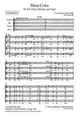 Franz Schubert Notenblätter Messe C-Dur op.48 D452