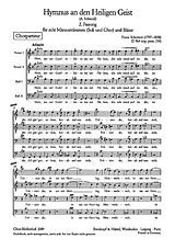 Franz Schubert Notenblätter Hymnus an den Heiligen Geist D964 oppost.154