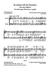 Felix Mendelssohn-Bartholdy Notenblätter Periti autem (Es strahlen hell die Gerechten)