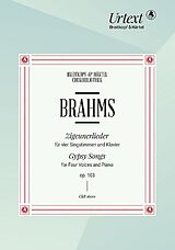 Johannes Brahms Notenblätter Zigeunerlieder op.103