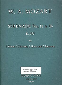 Wolfgang Amadeus Mozart Notenblätter Serenade Es-Dur Nr.11 KV375