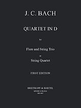 Johann Christian Bach Notenblätter Quartett D-Dur
