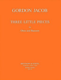 Gordon Percival Septimus Jacob Notenblätter 3 small Pieces