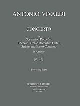 Antonio Vivaldi Notenblätter Konzert a-Moll RV445