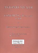 Antonio Vivaldi Notenblätter Concerto in B flat Major P401