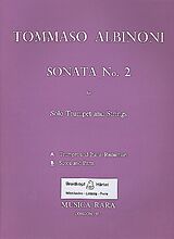 Tomaso Albinoni Notenblätter Sonata in D Major no.2