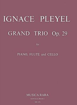 Ignaz Joseph Pleyel Notenblätter Grand Trio D-Dur op.29