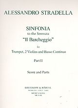 Alessandro Stradella Notenblätter Sinfonia to the Serenata il barcheggio vol.2