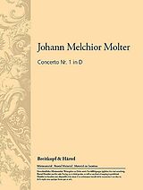 Johann Melchior Molter Notenblätter Konzert Nr.1