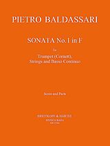 Pietro Baldassare Notenblätter Sonate F-Dur Nr.1