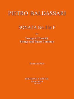 Pietro Baldassare Notenblätter Sonate F-Dur Nr.1