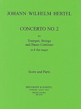 Johann Wilhelm Hertel Notenblätter Konzert Es-Dur Nr.2