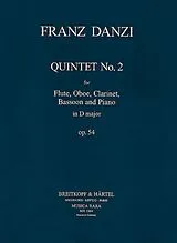 Franz Danzi Notenblätter Quintett D-Dur op.54,2