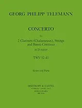 Georg Philipp Telemann Notenblätter Concerto d minor