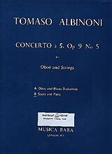 Tomaso Albinoni Notenblätter Concerto à cinque C major op.9,5