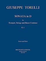 Giuseppe Torelli Notenblätter Sonate D-Dur G1