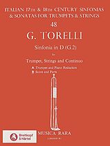 Giuseppe Torelli Notenblätter Sinfonia D-Dur G2