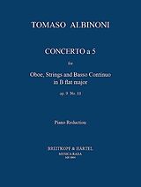 Tomaso Albinoni Notenblätter Concerto à cinque b flat Major op.9,11