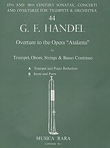 Georg Friedrich Händel Notenblätter Ouvertüre zur Oper Atalanta