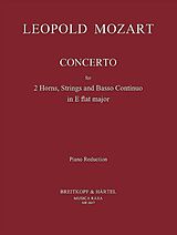Leopold Mozart Notenblätter Konzert Es-Dur