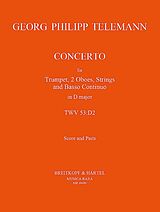 Georg Philipp Telemann Notenblätter Concerto no.3 in D