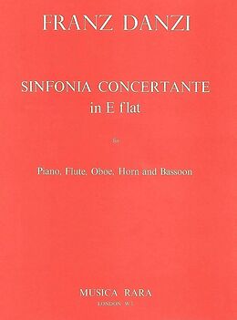 Franz Danzi Notenblätter Sinfonia concertante Es-Dur