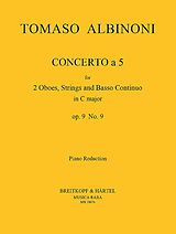 Tomaso Albinoni Notenblätter Concerto à 5 op.9,9