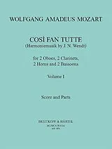 Wolfgang Amadeus Mozart Notenblätter Cosi fan tutte Band 1