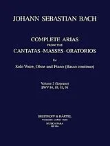 Johann Sebastian Bach Notenblätter Complete Arias vol.2