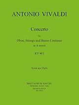 Antonio Vivaldi Notenblätter Konzert a-Moll RV461