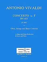 Antonio Vivaldi Notenblätter Concerto in F Major RV455 (P306)