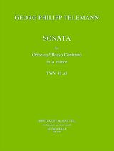 Georg Philipp Telemann Notenblätter Sonate a-Moll TWV-a3