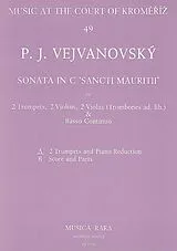 Pavel Josef Vejvanovsky Notenblätter Sonate C-Dur