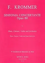 Franz Vinzenz Krommer Notenblätter Sinfonia concertante D-Dur op.80